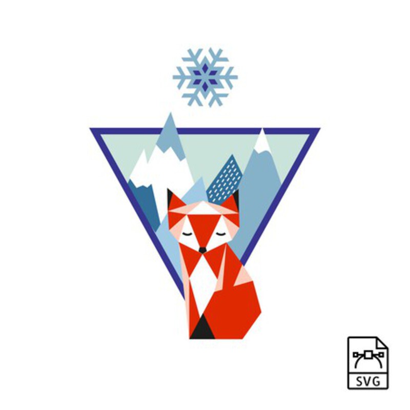Mountain fox - Vector graphics - Art - demo_18 - Developers