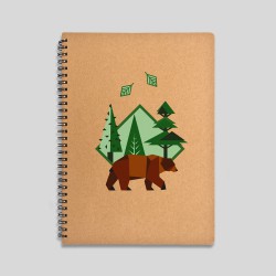 Mountain fox notebook - Stationery - demo_8 - Developers